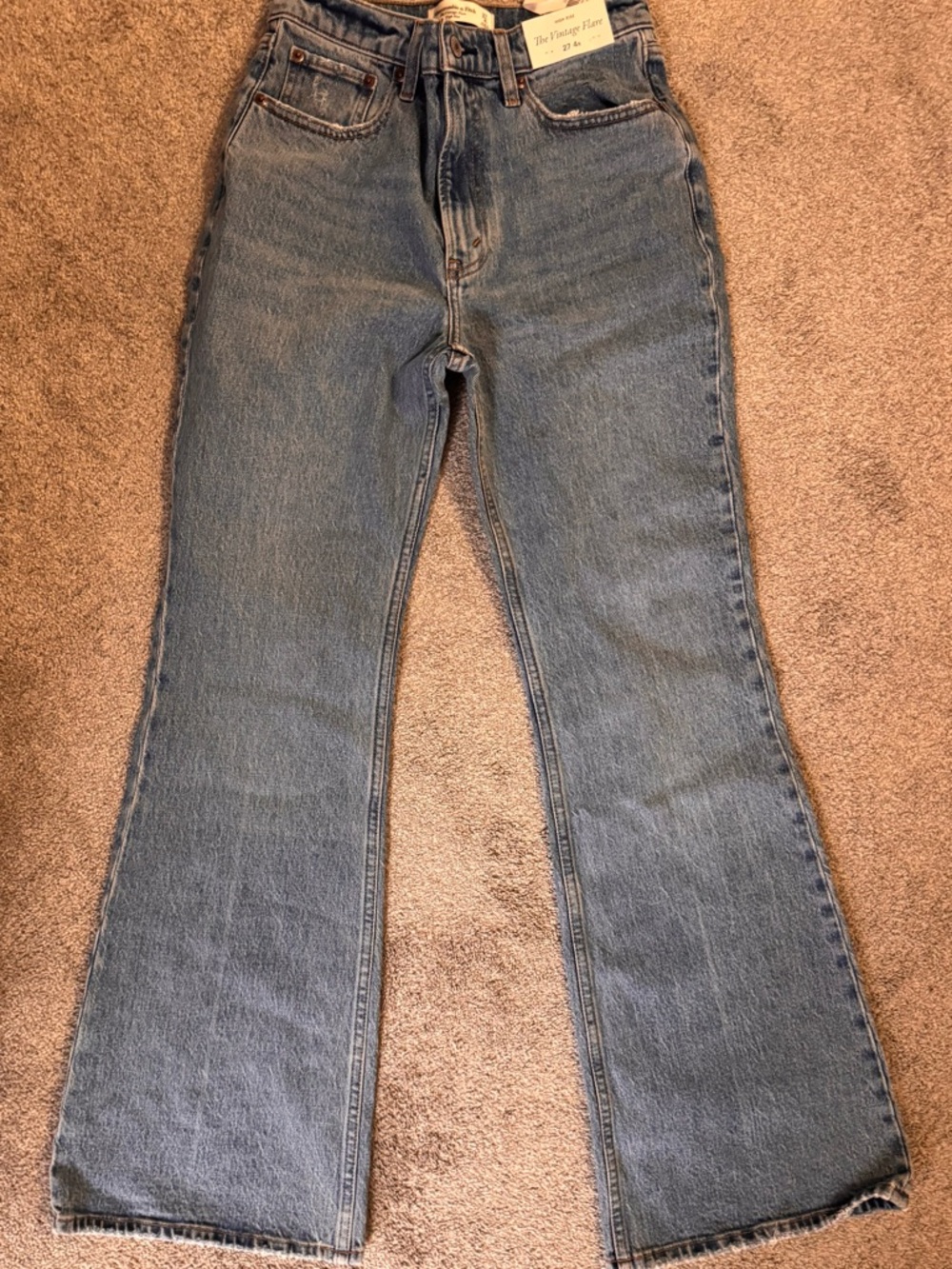 Abercrombie Vintage-Style Blue Women’s Jeans by